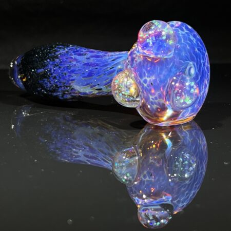 Purple Nebula Cropal Marble Pipe All Pipes and Accessories Tako Glass purple nebula cropal marble pipe