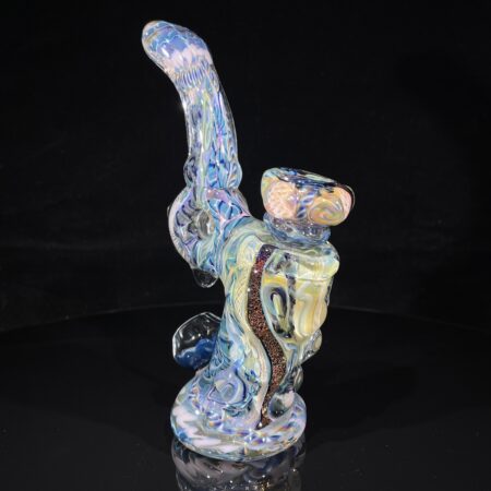 Molten Chaos Sherlock Donut Bubbler All Pipes and Accessories Tako Glass Molten Chaos Sherlock Donut Bubbler