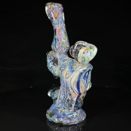 Molten Chaos Sherlock Donut Bubbler All Pipes and Accessories Tako Glass Molten Chaos Sherlock Donut Bubbler