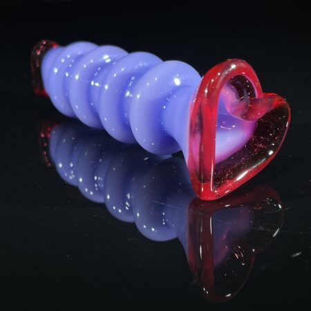 Heart Chillum All Pipes and Accessories Tako Glass Heart Chillum