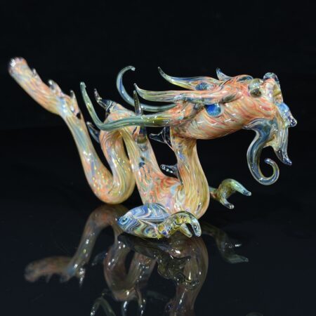 Adolescent Taoist Dragon Pipe Dry Pipes Tako Glass Adolescent Taoist Dragon Pipe