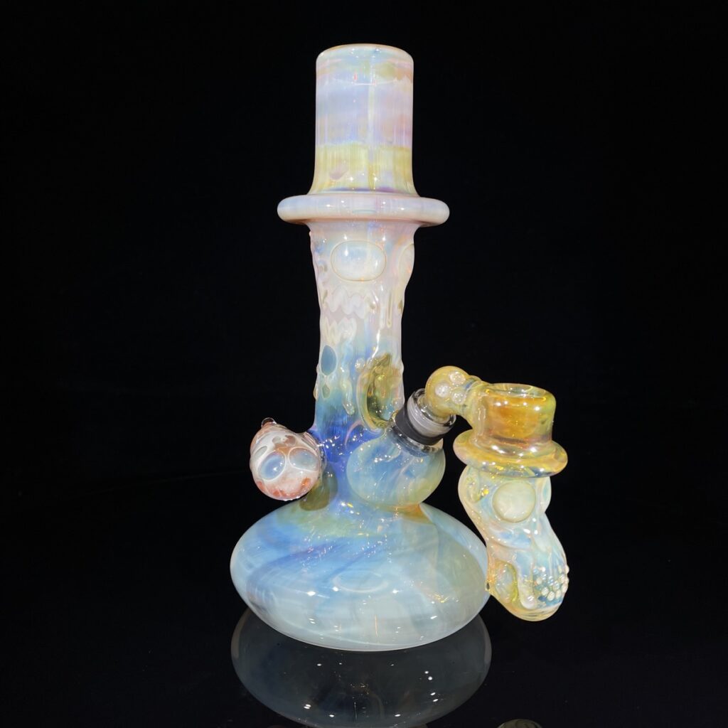 Travis Wigger Top Hate Bong featuring the Rough Rider, and classic Snodgrass Family Collective style