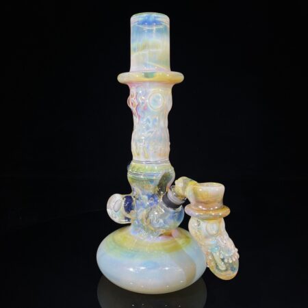 Top Hat Bong w/ Top Hat Ash Catcher Bowl All Pipes and Accessories Tako Glass Top Hat Bong w/ Top Hat Ash Catcher Bowl