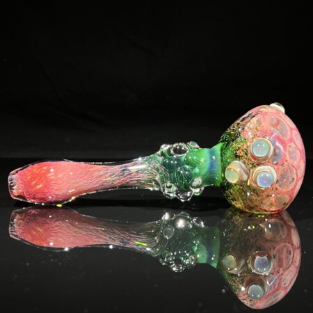 watermelon marbled maria spoon pipe