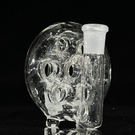 14mm Blue Zephyr Dichro Pullslide Accessories Tako Glass 2 Swiss Ash catcher