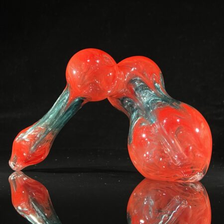 Humboldt Two-Tone Mega Sidecar Bubbler All Pipes and Accessories Tako Glass Humboldt Two-Tone Mega Sidecar Bubbler