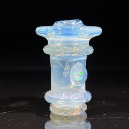 Arctic Glow Opal Puffco Pivot Top Accessories Tako Glass Arctic Glow Opal Puffco Pivot Top