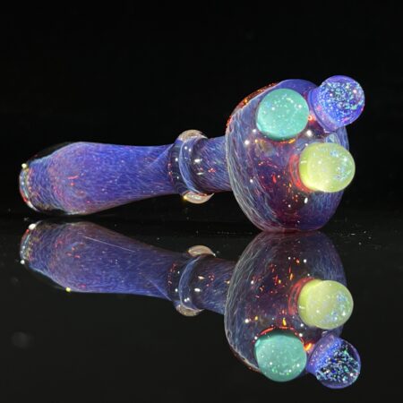 Purple Magic Cropal Spoon Pipe All Pipes and Accessories Tako Glass Purple Magic Cropal Spoon Pipe