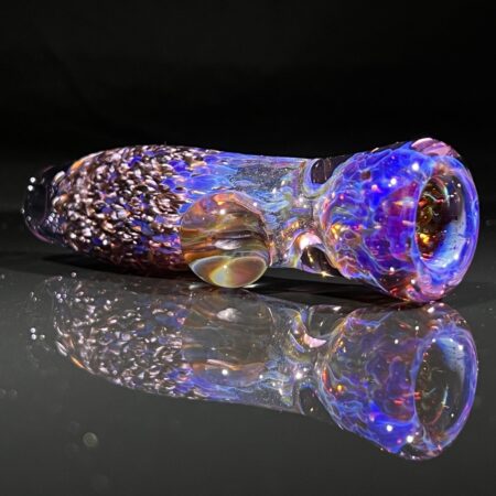 Electrum Purple Plasma Chillum All Pipes and Accessories Tako Glass Electrum Purple Plasma Chillum