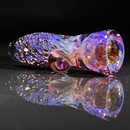 Electrum Purple Plasma Chillum All Pipes and Accessories Tako Glass Electrum Purple Plasma Chillum