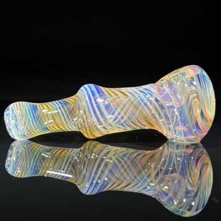 Fume Swirl Spoon Pipe All Pipes and Accessories Tako Glass fume swirl spoon pipe