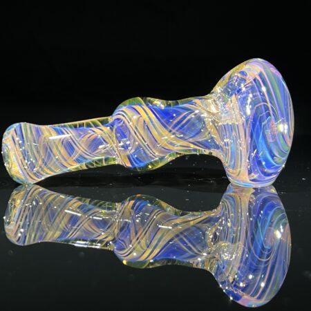 Fume Swirl Spoon Pipe All Pipes and Accessories Tako Glass fume swirl spoon pipe
