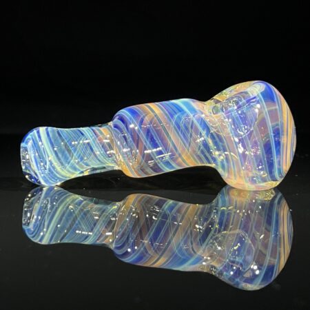 Fume Swirl Spoon Pipe All Pipes and Accessories Tako Glass fume swirl spoon pipe