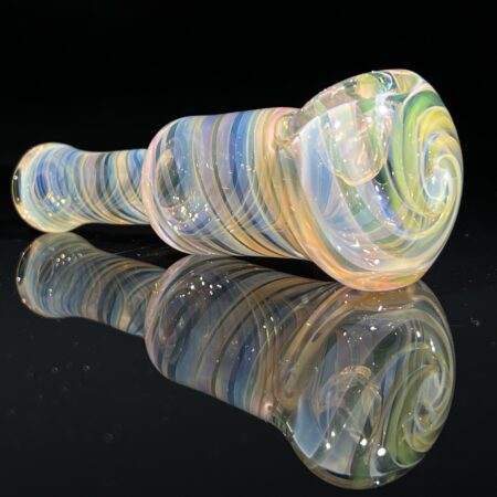Fume Swirl Spoon Pipe All Pipes and Accessories Tako Glass fume swirl spoon pipe