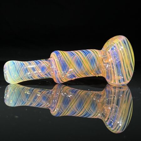 Fume Swirl Spoon Pipe All Pipes and Accessories Tako Glass fume swirl spoon pipe