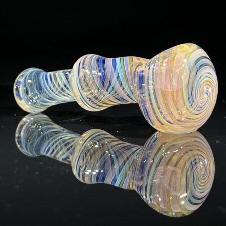 Fume Swirl Spoon Pipe All Pipes and Accessories Tako Glass fume swirl spoon pipe
