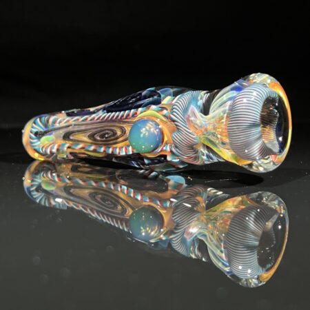 Firekist Inside Out Cane Bat All Pipes and Accessories Tako Glass Firekist Inside Out Cane Bat