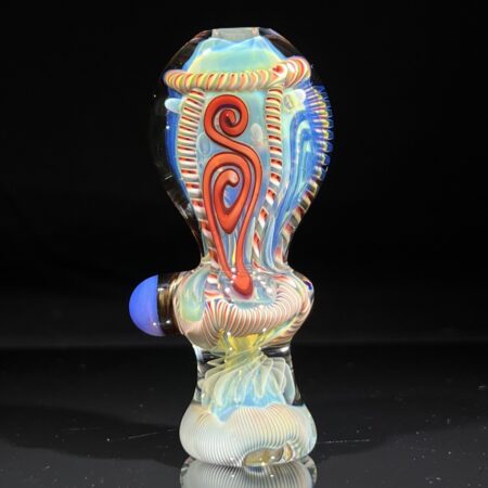 Firekist Inside Out Cane Bat All Pipes and Accessories Tako Glass Firekist Inside Out Cane Bat