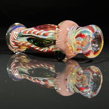 Firekist Inside Out Cane Bat All Pipes and Accessories Tako Glass Firekist Inside Out Cane Bat