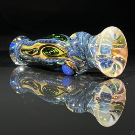 Firekist Inside Out Flower Bat All Pipes and Accessories Tako Glass Firekist Inside Out Flower Bat