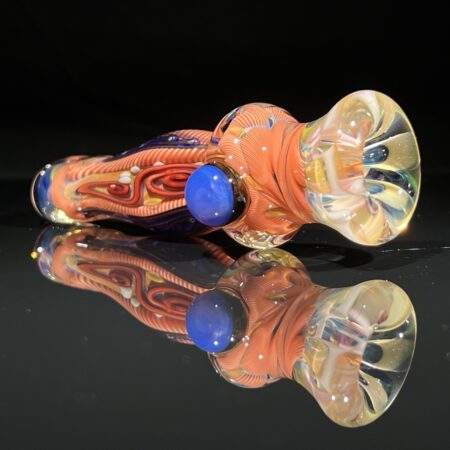 Firekist Inside Out Flower Bat All Pipes and Accessories Tako Glass Firekist Inside Out Flower Bat