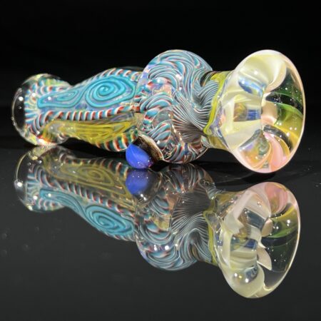 Firekist Inside Out Flower Bat All Pipes and Accessories Tako Glass Firekist Inside Out Flower Bat