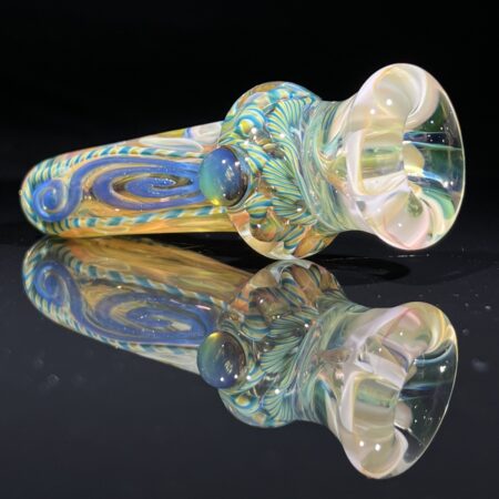 Firekist Inside Out Flower Bat All Pipes and Accessories Tako Glass Firekist Inside Out Flower Bat