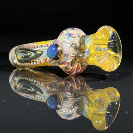 Firekist Inside Out Flower Bat All Pipes and Accessories Tako Glass Firekist Inside Out Flower Bat