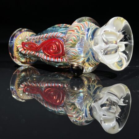 Firekist Inside Out Flower Bat All Pipes and Accessories Tako Glass Firekist Inside Out Flower Bat