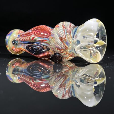Firekist Inside Out Flower Bat All Pipes and Accessories Tako Glass Firekist Inside Out Flower Bat