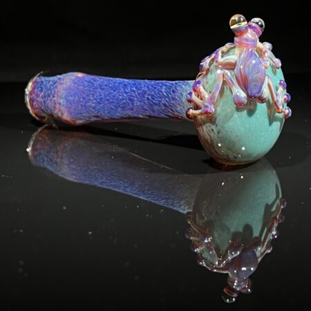 Purple Magic Frog Spoon All Pipes and Accessories Tako Glass Purple Magic Frog Spoon