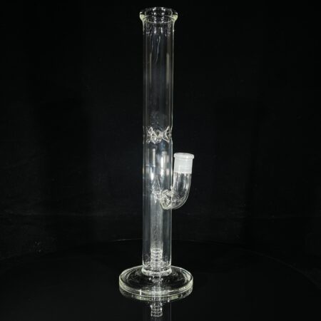 Fixed 360 Grid Tube Straight Bong All Pipes and Accessories Tako Glass Fixed 360 Grid Tube Straight Bong