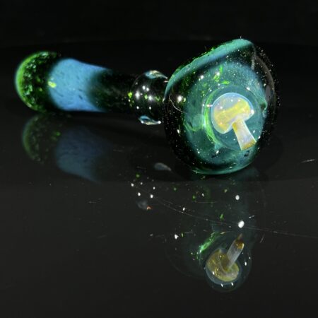 Exp Jade Mushroom Maria Spoon Pipe