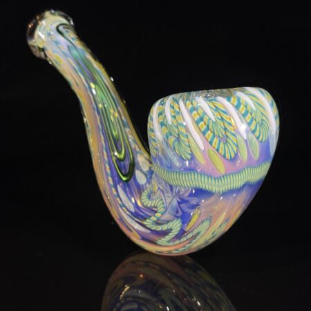 Half Pounder Fumed Inside-Out Sherlock Pipe All Pipes and Accessories Tako Glass Half Pounder Fumed Inside-Out Sherlock Pipe