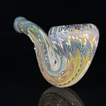 Half Pounder Fumed Inside-Out Sherlock Pipe All Pipes and Accessories Tako Glass Half Pounder Fumed Inside-Out Sherlock Pipe