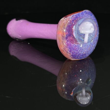 Purple Magic Mushroom Spoon Pipe All Pipes and Accessories Tako Glass Purple Magic Mushroom Spoon Pipe