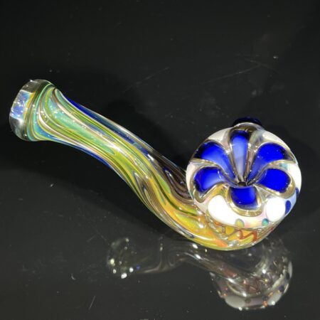 Inside Out Flower Sherlock Pipe All Pipes and Accessories Tako Glass Inside Out Flower Sherlock Pipe
