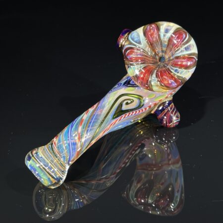 Inside Out Flower Sherlock Pipe All Pipes and Accessories Tako Glass Inside Out Flower Sherlock Pipe