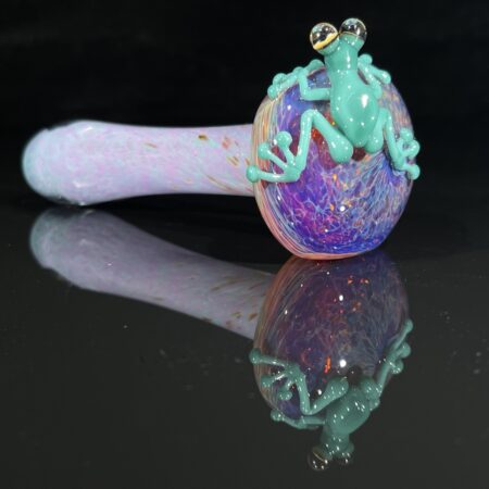 Purple Magic Frog Spoon All Pipes and Accessories Tako Glass Purple Magic Frog Spoon
