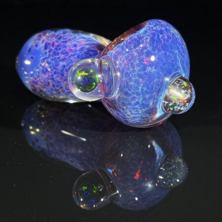 Purple Nebula Opal Pocket Pipe Dry Pipes Tako Glass Purple Nebula Opal Pocket Pipe