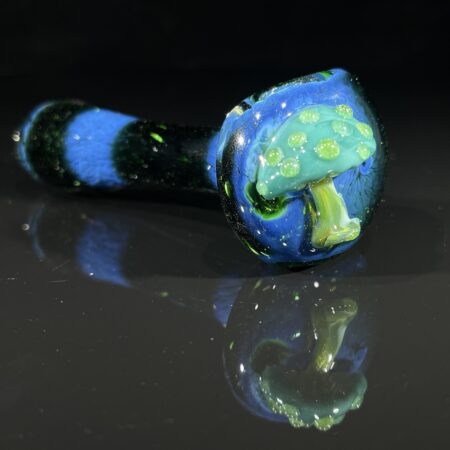 Exp Jade Mushroom Spoon Pipe All Pipes and Accessories Tako Glass Exp Jade Mushroom Spoon Pipe