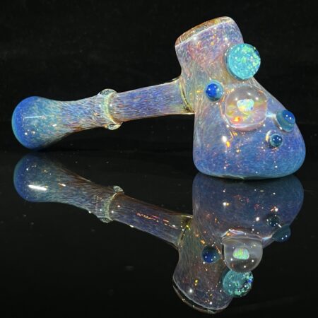 Purple Magic Opal Hammer Bubbler