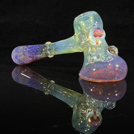 Purple Magic Mushroom Cropal Hammer Bubbler