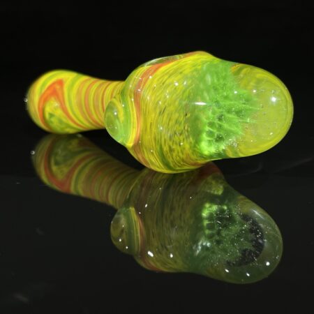 Rasta Alien Brain Honeycomb Pipe