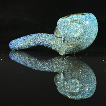 Blazing Blue Glass Pipe Pieces - Tako Glass
