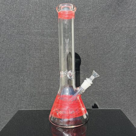 14″ Ripple Beaker Bong All Pipes and Accessories Tako Glass 14" Ripple Beaker Bong