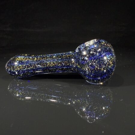 Dichro Striped Spoon Pipe All Pipes and Accessories Tako Glass Dichro Striped Spoon Pipe