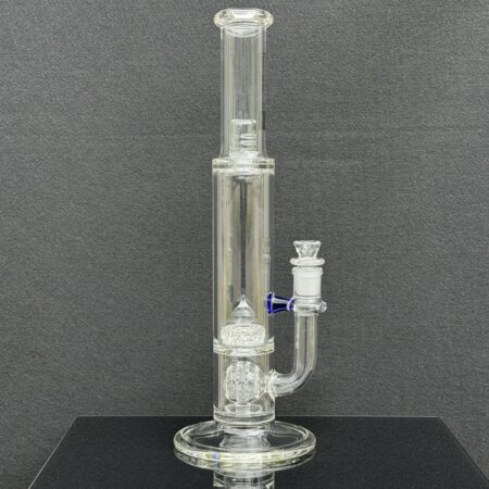 Studio V Moon to Matrix Perc Straight Bong All Pipes and Accessories Tako Glass Studio V Moon to Matrix Perc Straight Bong