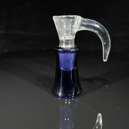 18mm Clear Horned Martini 4 Hole Screened Pull Slide Accessories Tako Glass 18mm Clear Horned Martini 4 Hole Screened Pull Slide