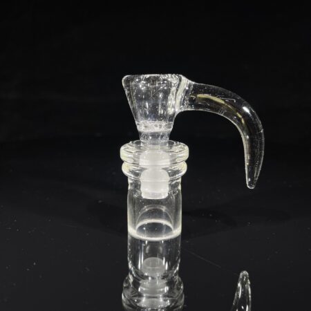 14mm Clear Horned Martini 4 Hole Screened Pull Slide Accessories Tako Glass 14mm Clear Horned Martini 4 Hole Screened Pull Slide